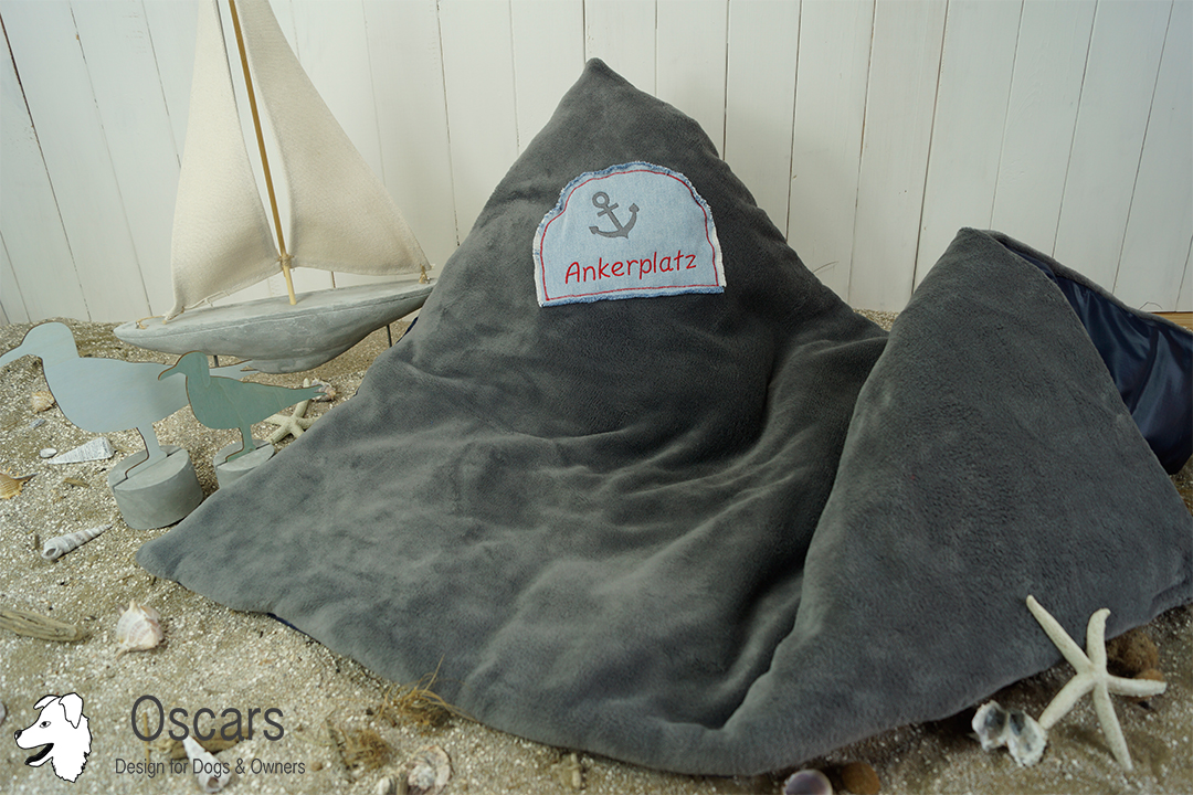 Kuscheldecke grau