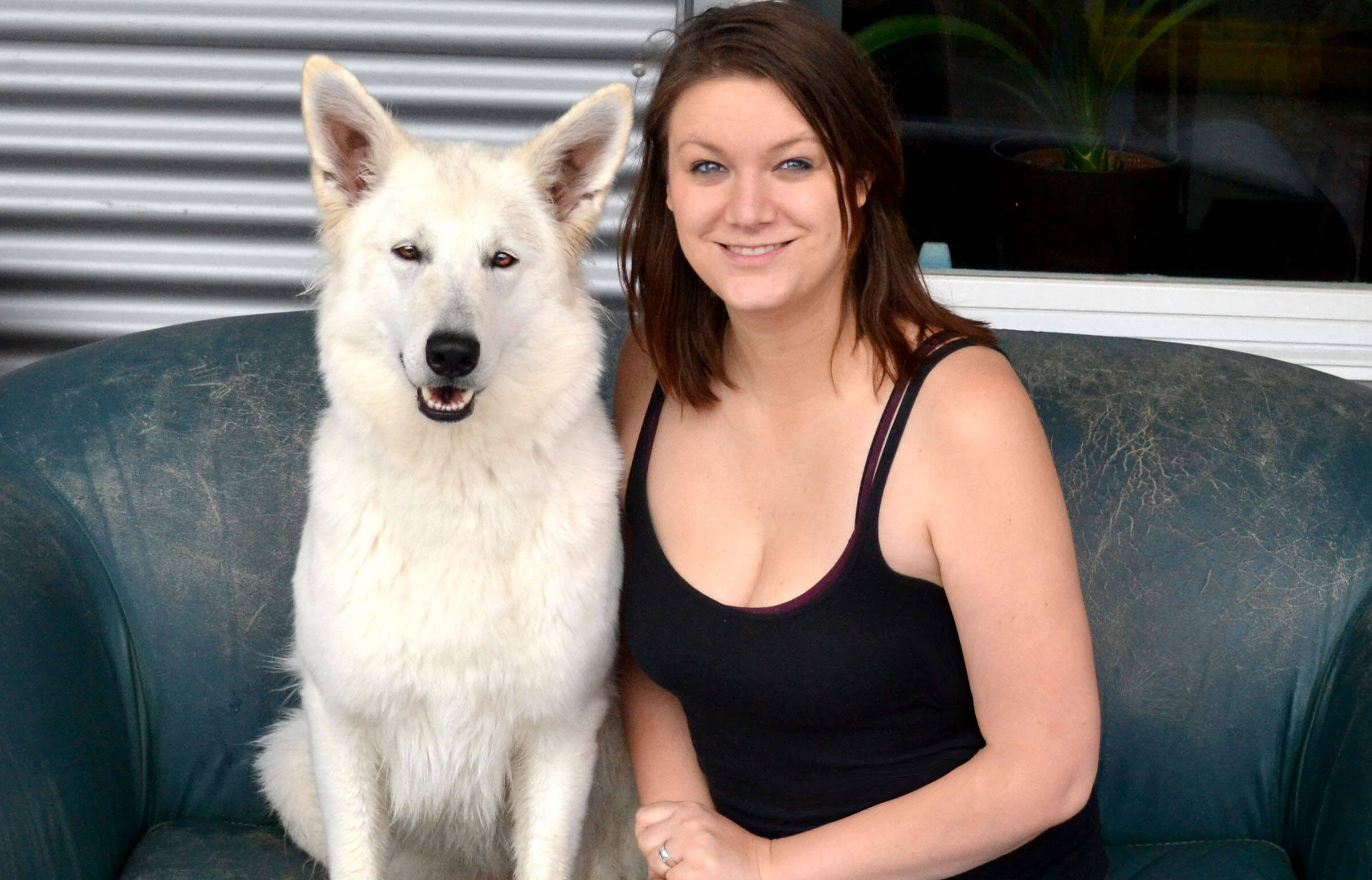 Abby und ihr Frauchen - Hundeblag