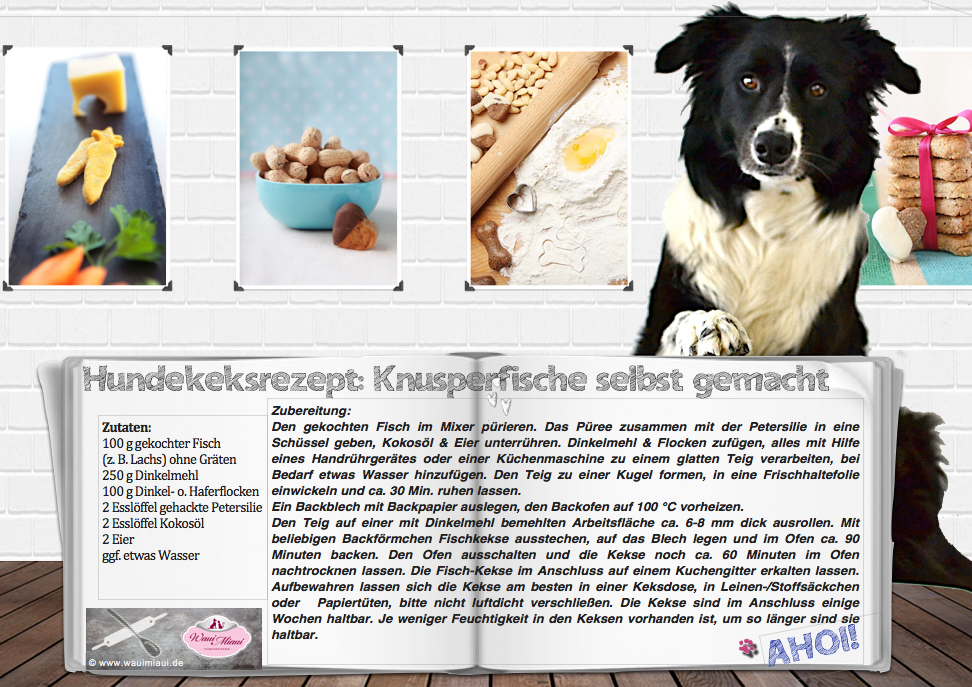 Keksrezept Knusperfische WauiMiaui